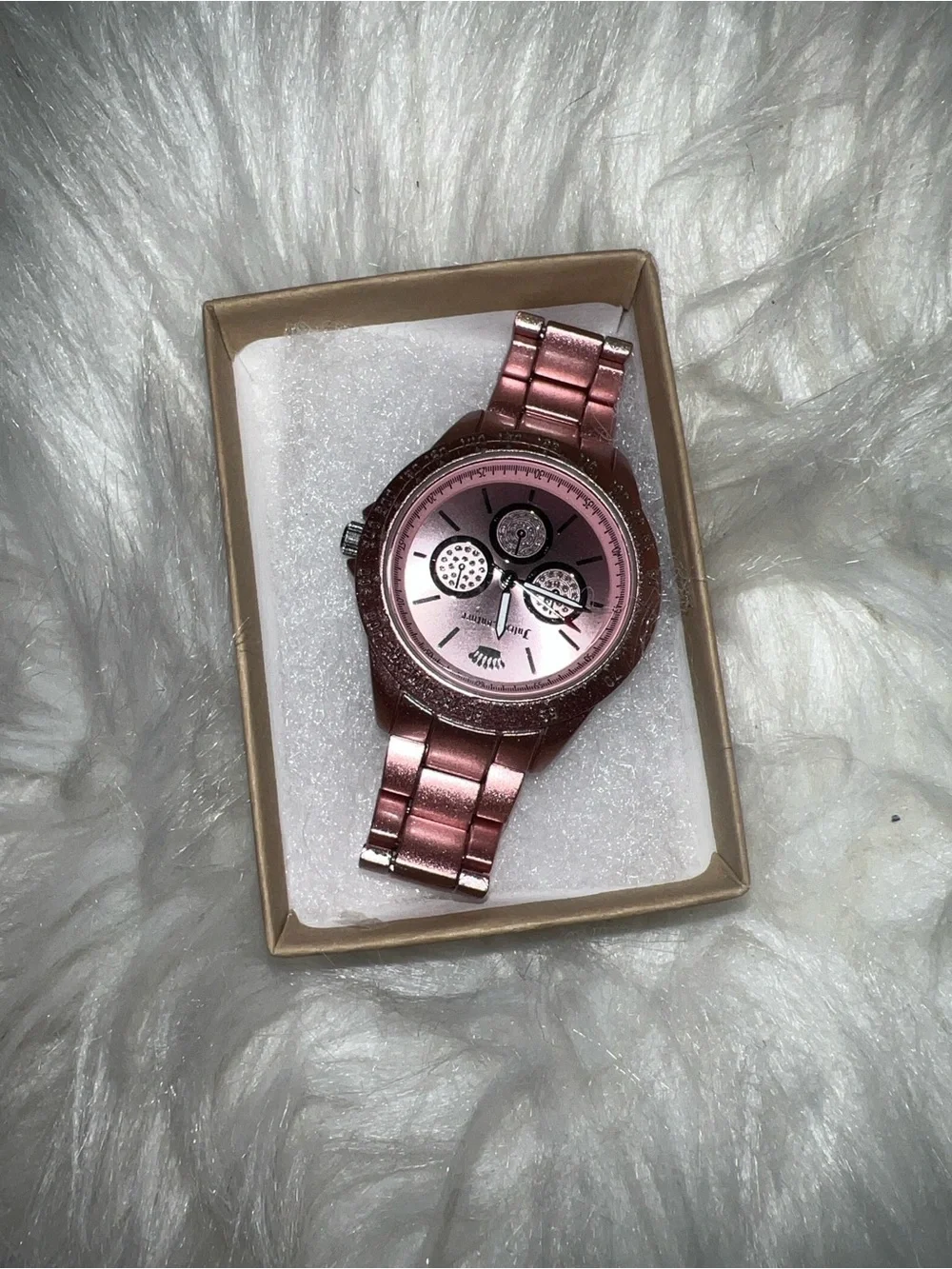Juicy Couture Pink Rosegold Wrist Watch!